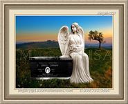 Angel Headstone 007