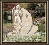 Angel Headstone 015