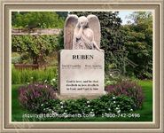 Angel Headstone 024