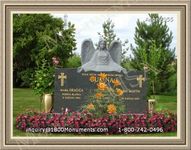 Angel Headstone 055