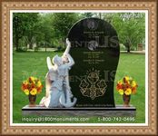 Angel Headstone 126